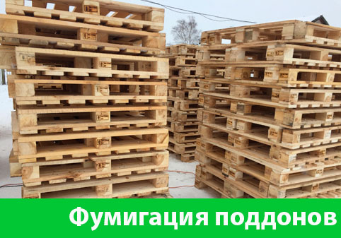 Фумигация поддонов в городе Дмитров